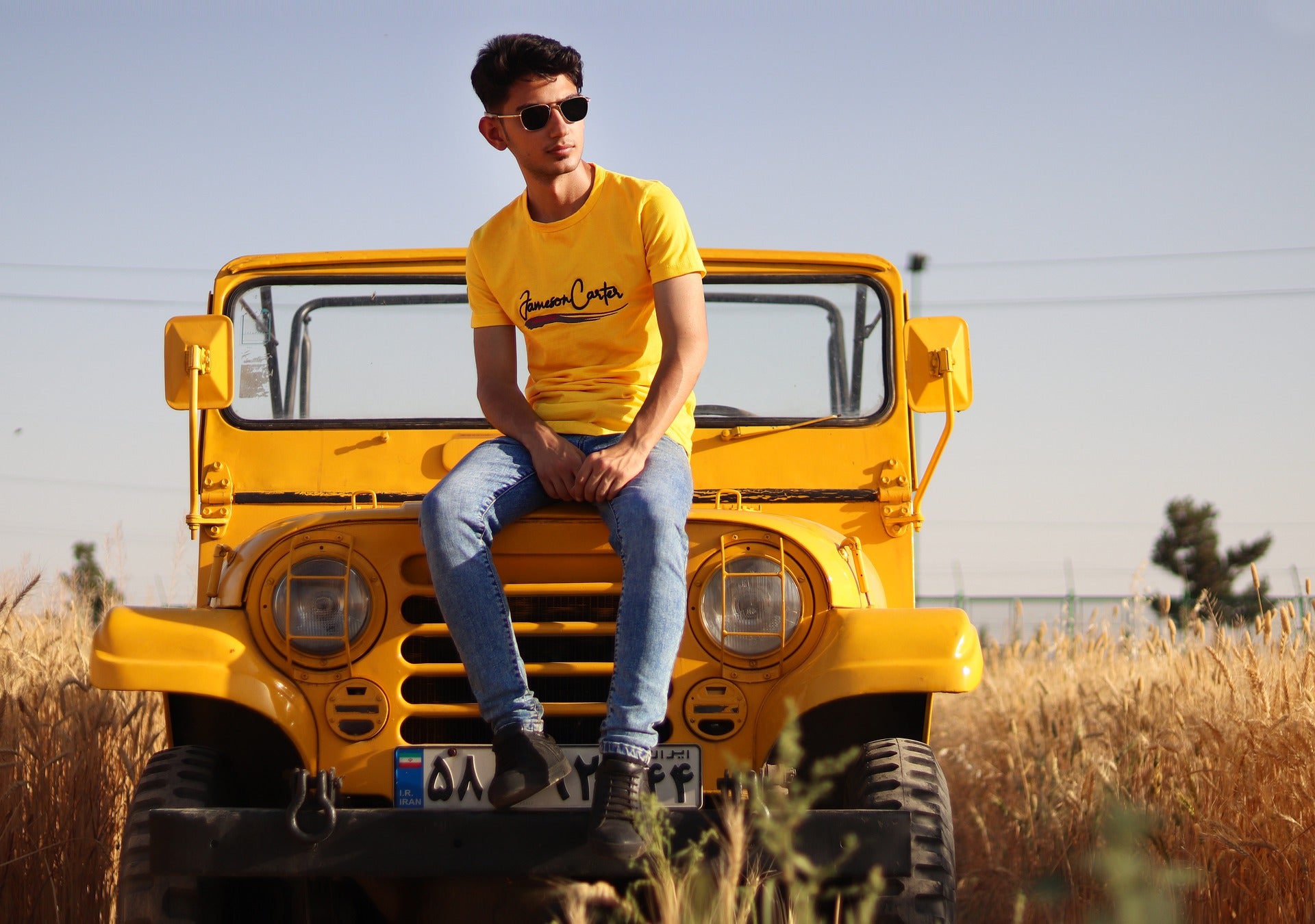 Meet James and his Yellow Jeep!