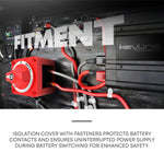 Marine Battery Disconnect Switch 12v to 48V DC | Boat Battery Kill Switch | Single Circuit 6006 M Series High Current On/Off RV Battery Disconnect Switch by KeyLine Chargers