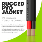 12 Gauge Speaker Wire - 100 Feet Black| 12-2 AWG Gauge - Outdoor Speaker Wire, CL3 CL2 Rated for in Ground Burial & in Wall / 2 Conductors - Marine Speaker Wire CCA Copper Clad Aluminum, Black 100ft