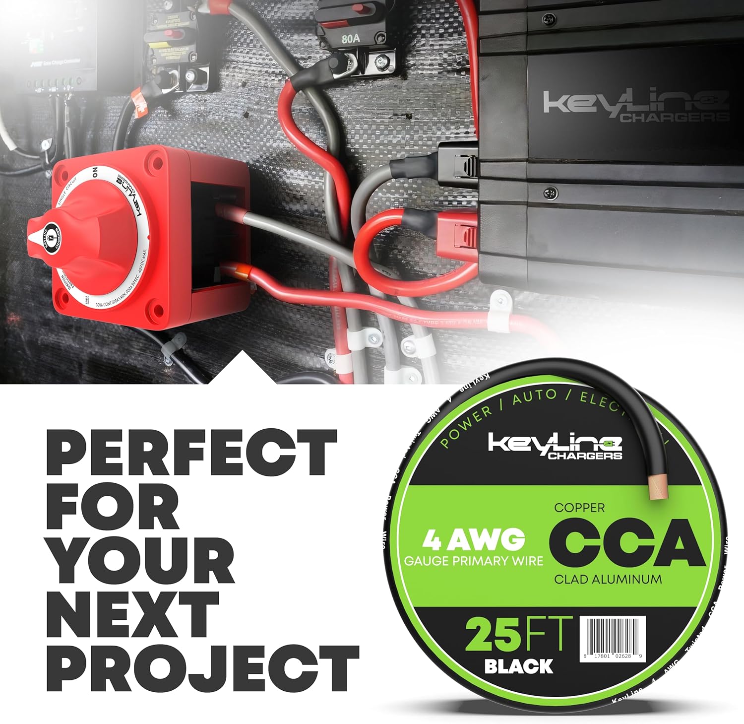 Kit Cavi Amplificatore Auto 4 Gauge 2800W - Per Subwoofer E Altoparlanti - Con Fusibile Di Sicurezza - Foto 3